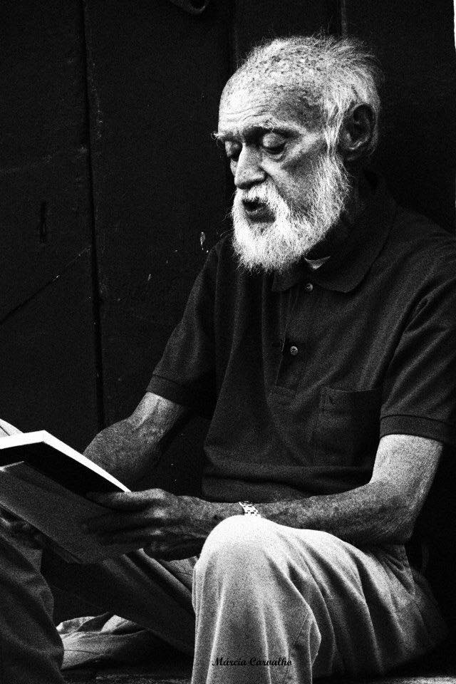 O poeta Nauro Machado (2/8/1935-28/11/2015. Foto Marcia Carvalho